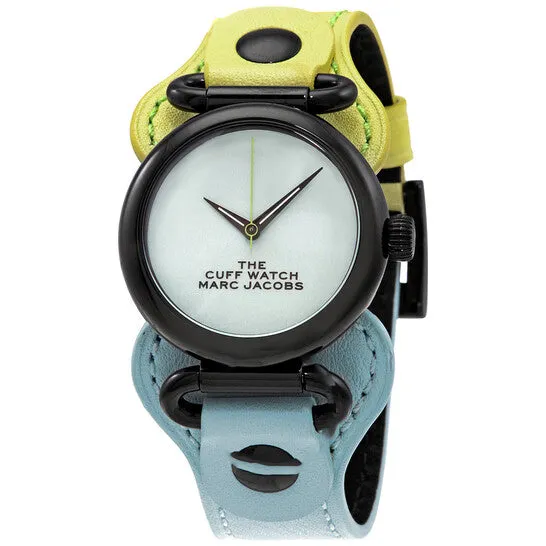 Original Marc Jacobs The Cuff Quartz White Dial Ladies Watch MJ0120179291 JMS always Watches