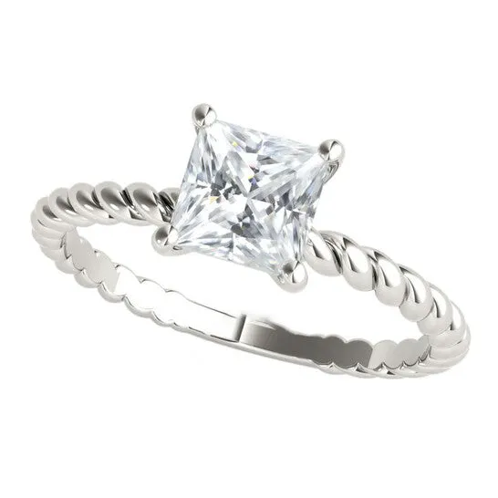 Original Maulijewels 10K White Gold 125 Carat H VS1 Princess Cut Moissanite Solitaire Engaement Ring JMS always Rings Original Maulijewels 10K White Gold 125 Carat H VS1 Princess Cut Moissanite Solitaire Engaement Ring JMS always Rings