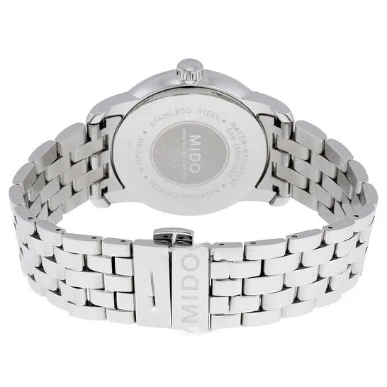 Original Mido Baroncelli Silver Dial Stainless Steel Mens Watch M0134101103100 JMS always Bracelets Original Mido Baroncelli Silver Dial Stainless Steel Mens Watch M0134101103100 JMS always Bracelets