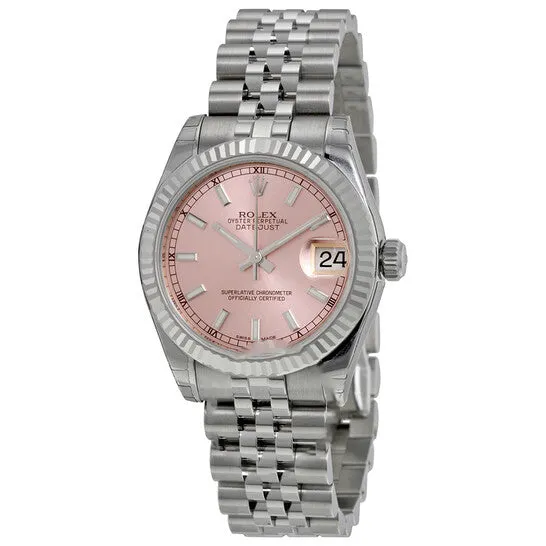 Original Rolex Datejust Lady 31 Pink Dial Stainless Steel Jubilee Bracelet Automatic Watch 178274PSJ JMS always Bracelets Original Rolex Datejust Lady 31 Pink Dial Stainless Steel Jubilee Bracelet Automatic Watch 178274PSJ JMS always Bracelets