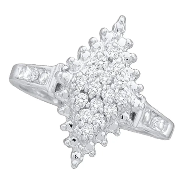 Rings gndatlanta 14CTWDiamond CLUSTER GIFT RING