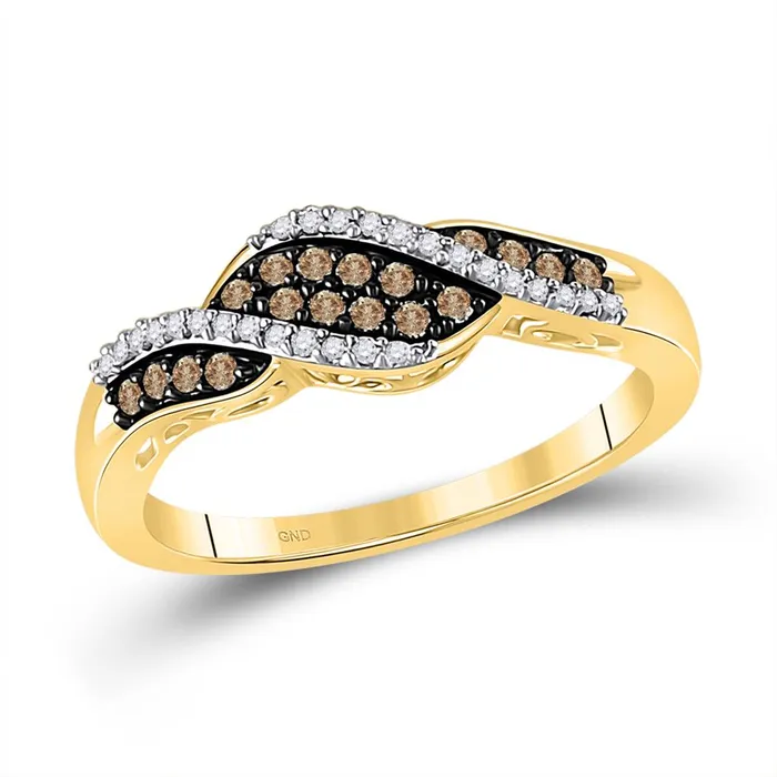 Rings gndatlanta 15CTDiamond NATURAL BROWN GIFT RING
