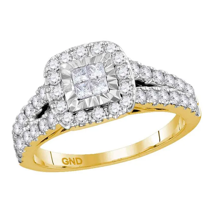 Rings gndatlanta 1CTDiamond INVISIBLE BRIDAL RING