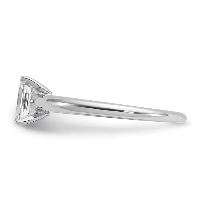 Rings Goldia 14k White Gold 12 Ct Lab Grown Diamond VSSI G Emerald Solitare Engagement Ring
