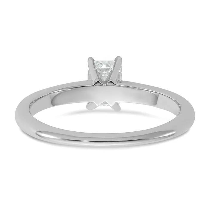 Rings Goldia 14k White Gold 12 Ct Lab Grown Diamond VSSI G Emerald Solitare Engagement Ring