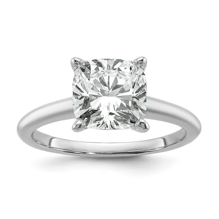 Rings Goldia 14k White Gold 3 Ct Certified Lab Grown Diamond VSSI G Cushion Solitare Engagement Ring Rings Goldia 14k White Gold 3 Ct Certified Lab Grown Diamond VSSI G Cushion Solitare Engagement Ring