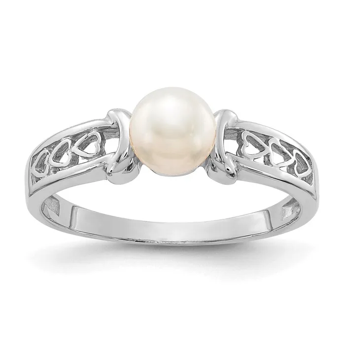 Rings Goldia 14k White Gold FW Cultured Pearl ring