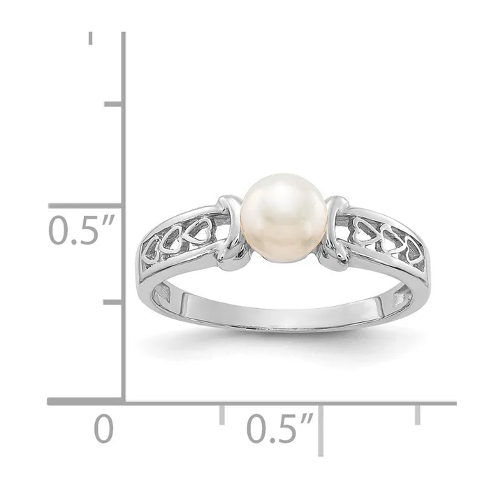 Rings Goldia 14k White Gold FW Cultured Pearl ring