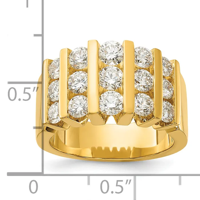 Rings Goldia 14k Yellow Gold 2 Ct Lab Grown Diamond VSSI Band Ring