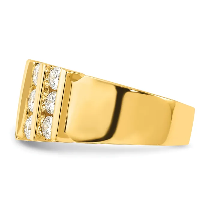 Rings Goldia 14k Yellow Gold 2 Ct Lab Grown Diamond VSSI Band Ring