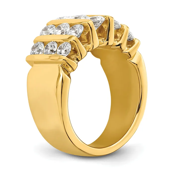 Rings Goldia 14k Yellow Gold 2 Ct Lab Grown Diamond VSSI Band Ring