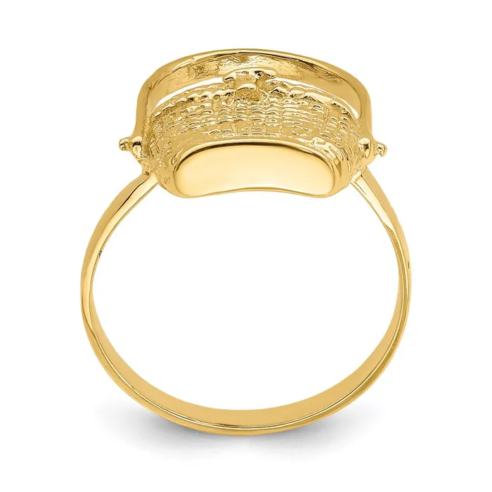 Rings Goldia 14K Yellow Gold 2D Nantucket Basket Ring