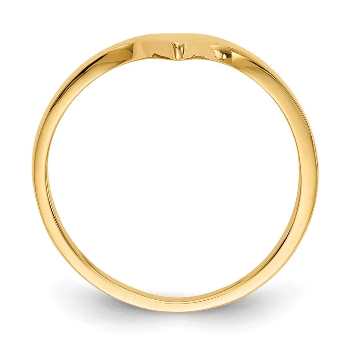 Rings Goldia 14K Yellow Gold Polished Chevron Ring