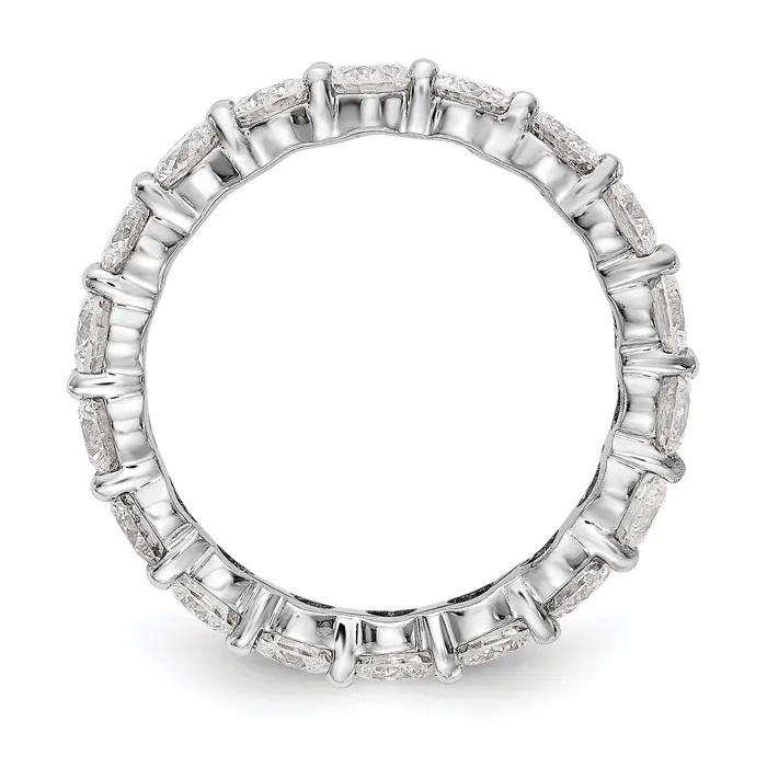 Rings Goldiacom 30 Ct Natural Diamond Womens Eternity Anniversary Wedding Band Ring in 14k White Gold