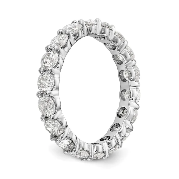 Rings Goldiacom 30 Ct Natural Diamond Womens Eternity Anniversary Wedding Band Ring in 14k White Gold