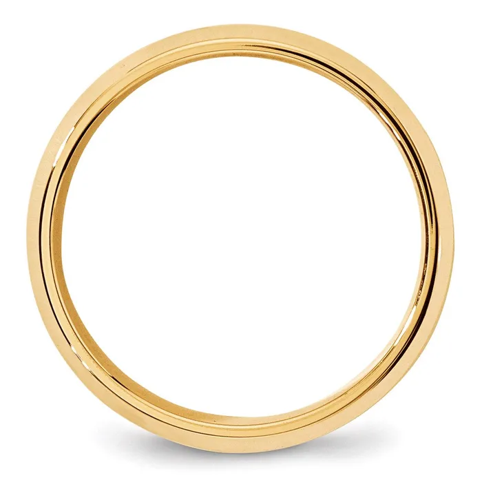 Rings Goldia Solid 10K Yellow Gold 7mm Bevel Edge Comfort Fit MensWomens Wedding Band Ring Size 8 Rings Goldia Solid 10K Yellow Gold 7mm Bevel Edge Comfort Fit MensWomens Wedding Band Ring Size 8