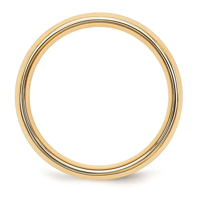 Rings Goldia Solid 10K Yellow Gold TwoTone 5mm Domed Size 6 Wedding MensWomens Wedding Band Ring Rings Goldia Solid 10K Yellow Gold TwoTone 5mm Domed Size 6 Wedding MensWomens Wedding Band Ring