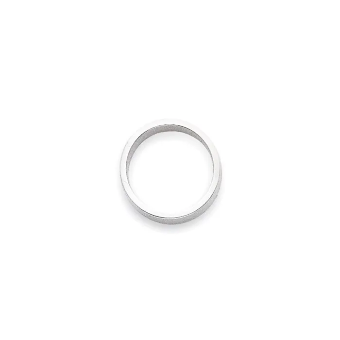 Rings Goldia Solid 18K White Gold 2mm Light Weight Flat MensWomens Wedding Band Ring Size 4 Rings Goldia Solid 18K White Gold 2mm Light Weight Flat MensWomens Wedding Band Ring Size 4