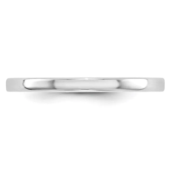 Rings Goldia Solid 18K White Gold 2mm Light Weight Flat MensWomens Wedding Band Ring Size 4 Rings Goldia Solid 18K White Gold 2mm Light Weight Flat MensWomens Wedding Band Ring Size 4