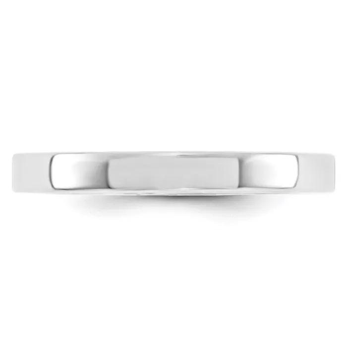 Rings Goldia Solid 18K White Gold 3mm Standard Flat Comfort Fit MensWomens Wedding Band Ring Size 115 Rings Goldia Solid 18K White Gold 3mm Standard Flat Comfort Fit MensWomens Wedding Band Ring Size 115