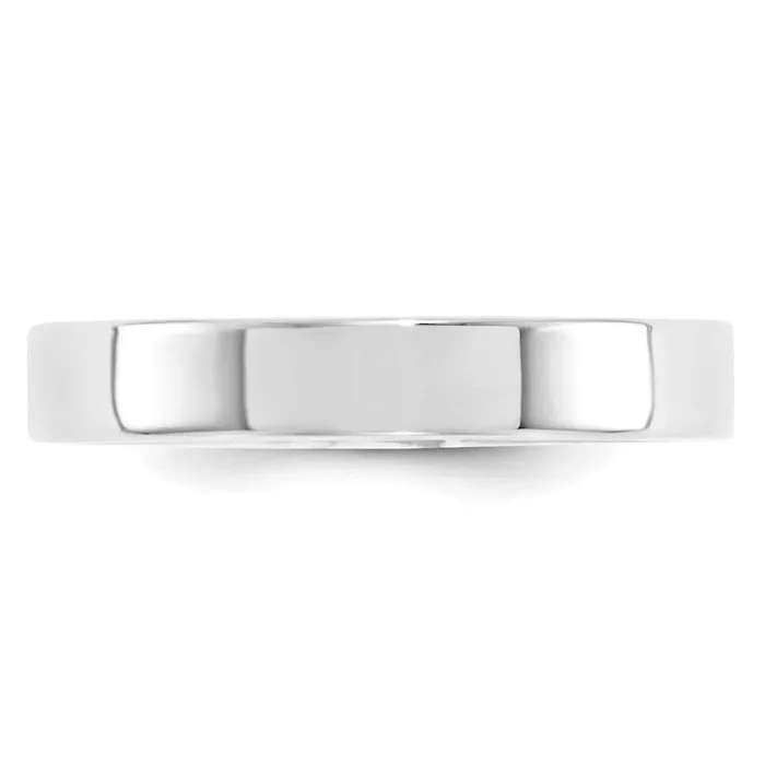Rings Goldia Solid 18K White Gold 4mm Standard Flat Comfort Fit MensWomens Wedding Band Ring Size 13 Rings Goldia Solid 18K White Gold 4mm Standard Flat Comfort Fit MensWomens Wedding Band Ring Size 13