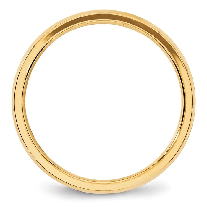 Rings Goldia Solid 18K Yellow Gold 4mm Bevel Edge Comfort Fit MensWomens Wedding Band Ring Size 115 Rings Goldia Solid 18K Yellow Gold 4mm Bevel Edge Comfort Fit MensWomens Wedding Band Ring Size 115