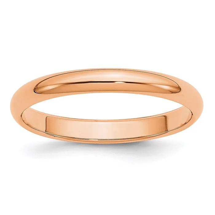 Rings Goldia Solid 18K Yellow Gold Rose Gold 3mm HalfRound Wedding MensWomens Wedding Band Ring Size 6 Rings Goldia Solid 18K Yellow Gold Rose Gold 3mm HalfRound Wedding MensWomens Wedding Band Ring Size 6