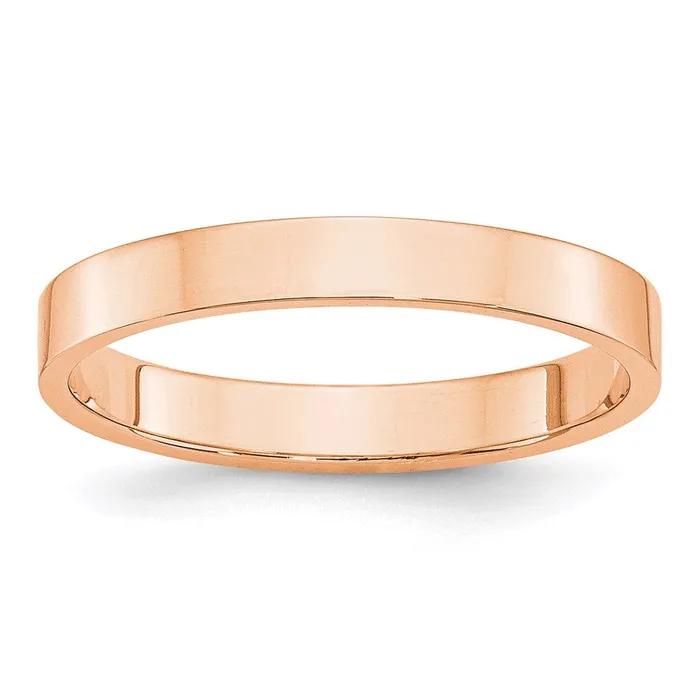 Rings Goldia Solid 18K Yellow Gold Rose Gold 3mm Light Weight Flat MensWomens Wedding Band Ring Size 7 Rings Goldia Solid 18K Yellow Gold Rose Gold 3mm Light Weight Flat MensWomens Wedding Band Ring Size 7
