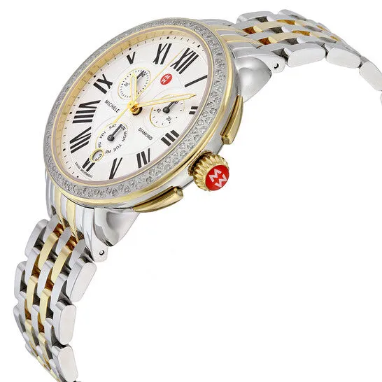 Rings Original Michele Serein Twotone Steel Watch MWW21A000008 JMS always Rings Original Michele Serein Twotone Steel Watch MWW21A000008 JMS always
