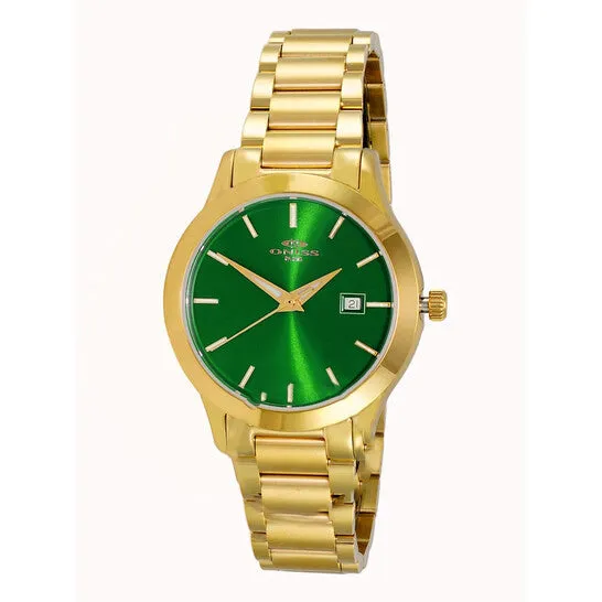 Rings Original Oniss ONJ4441 Green Dial Yellow Goldtone Ladies Watch ONJ44410LGGN JMS always Rings Original Oniss ONJ4441 Green Dial Yellow Goldtone Ladies Watch ONJ44410LGGN JMS always
