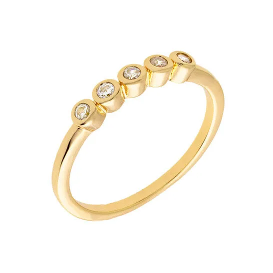 Rings Original Sole du Soleil Marigold Collection Womens 18k YG Plated Stackable Bezel Fashion Ring JMS always Rings Original Sole du Soleil Marigold Collection Womens 18k YG Plated Stackable Bezel Fashion Ring JMS always