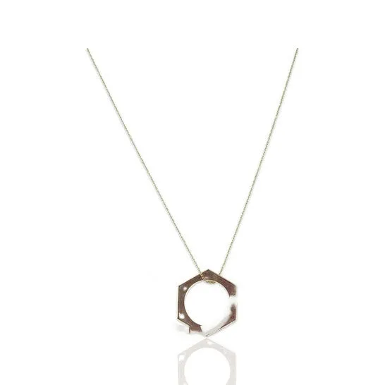 Rings Original Tresorra 18K Yellow Gold Hexagon Strawberry Quartz RingNecklaceRing Size 575Length 16 inches JMS always Rings Original Tresorra 18K Yellow Gold Hexagon Strawberry Quartz RingNecklaceRing Size 575Length 16 inches JMS always