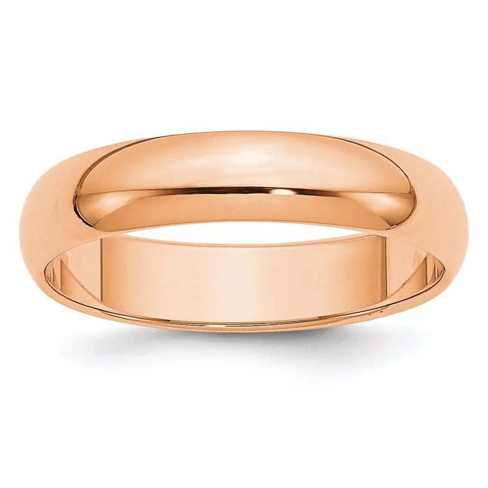 Rings Solid 18K Yellow Gold Rose Gold 5mm Half Round MensWomens Wedding Band Ring Size 14 Goldia Rings Solid 18K Yellow Gold Rose Gold 5mm Half Round MensWomens Wedding Band Ring Size 14 Goldia