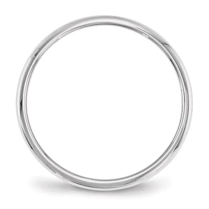 Solid 10K White Gold 2mm Half Round MensWomens Wedding Band Ring Size 115 Goldia Rings Solid 10K White Gold 2mm Half Round MensWomens Wedding Band Ring Size 115 Goldia Rings