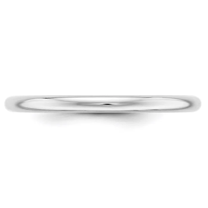 Solid 10K White Gold 2mm Half Round MensWomens Wedding Band Ring Size 115 Goldia Rings Solid 10K White Gold 2mm Half Round MensWomens Wedding Band Ring Size 115 Goldia Rings