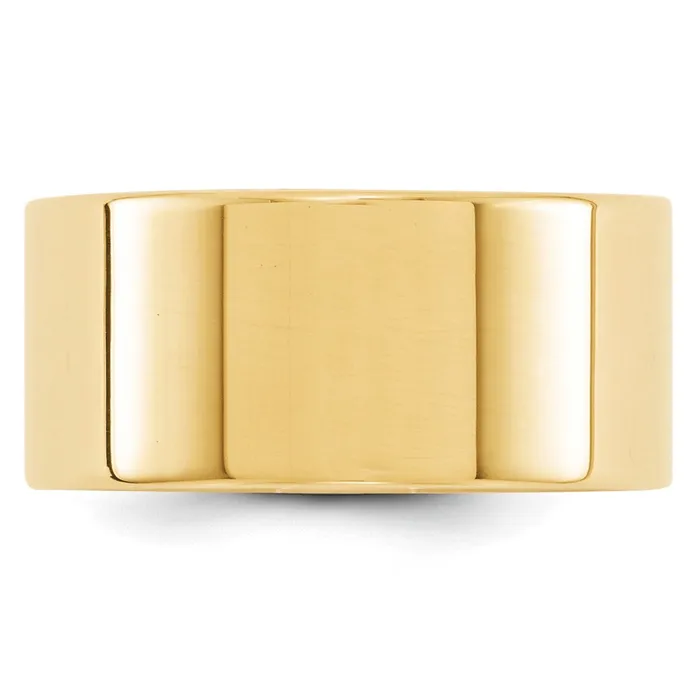 Solid 10K Yellow Gold 10mm Light Weight Flat MensWomens Wedding Band Ring Size 85 Goldia Rings Solid 10K Yellow Gold 10mm Light Weight Flat MensWomens Wedding Band Ring Size 85 Goldia Rings