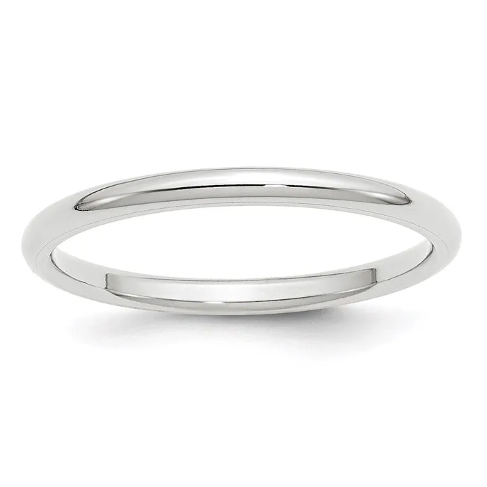 Solid 18K White Gold 2mm Standard Comfort Fit MensWomens Wedding Band Ring Size 95 Goldia Rings Solid 18K White Gold 2mm Standard Comfort Fit MensWomens Wedding Band Ring Size 95 Goldia Rings