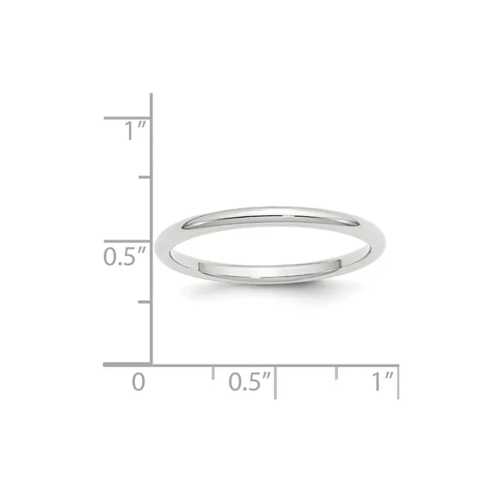Solid 18K White Gold 2mm Standard Comfort Fit MensWomens Wedding Band Ring Size 95 Goldia Rings Solid 18K White Gold 2mm Standard Comfort Fit MensWomens Wedding Band Ring Size 95 Goldia Rings