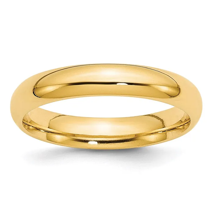 Solid 18K Yellow Gold 4mm Comfort Fit MensWomens Wedding Band Ring Size 6 Goldia Rings Solid 18K Yellow Gold 4mm Comfort Fit MensWomens Wedding Band Ring Size 6 Goldia Rings