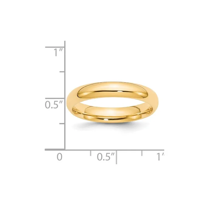 Solid 18K Yellow Gold 4mm Comfort Fit MensWomens Wedding Band Ring Size 6 Goldia Rings Solid 18K Yellow Gold 4mm Comfort Fit MensWomens Wedding Band Ring Size 6 Goldia Rings