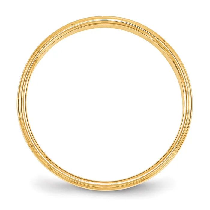 Solid 18K Yellow Gold 4mm Flat with Step Edge MensWomens Wedding Band Ring Size 13 Goldia Rings Solid 18K Yellow Gold 4mm Flat with Step Edge MensWomens Wedding Band Ring Size 13 Goldia Rings