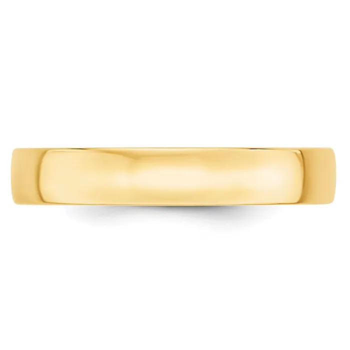 Solid 18K Yellow Gold 4mm Light Weight Comfort Fit MensWomens Wedding Band Ring Size 135 Goldia Rings Solid 18K Yellow Gold 4mm Light Weight Comfort Fit MensWomens Wedding Band Ring Size 135 Goldia Rings