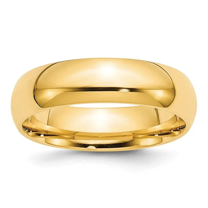 Solid 18K Yellow Gold 6mm Standard Comfort Fit MensWomens Wedding Band Ring Size 14 Goldia Rings Solid 18K Yellow Gold 6mm Standard Comfort Fit MensWomens Wedding Band Ring Size 14 Goldia Rings