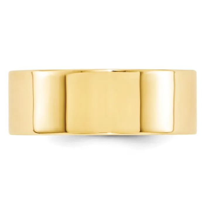 Solid 18K Yellow Gold 8mm Standard Flat Comfort Fit MensWomens Wedding Band Ring Size 105 Goldia Rings Solid 18K Yellow Gold 8mm Standard Flat Comfort Fit MensWomens Wedding Band Ring Size 105 Goldia Rings