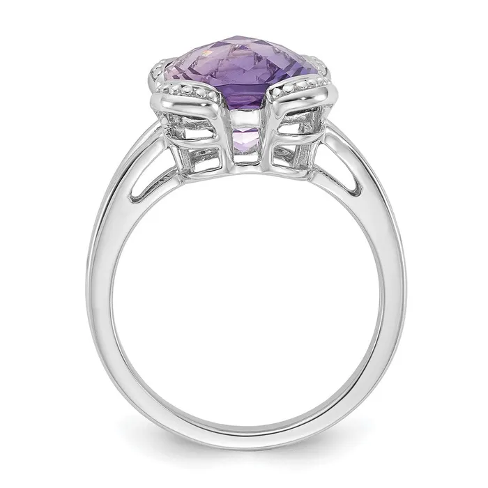 Sterling Silver Amethyst Ring Goldia Rings