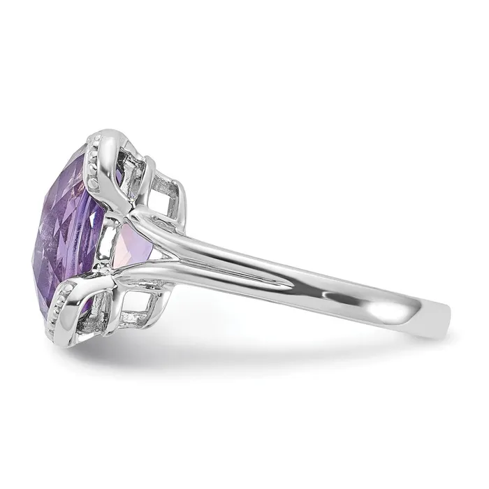Sterling Silver Amethyst Ring Goldia Rings
