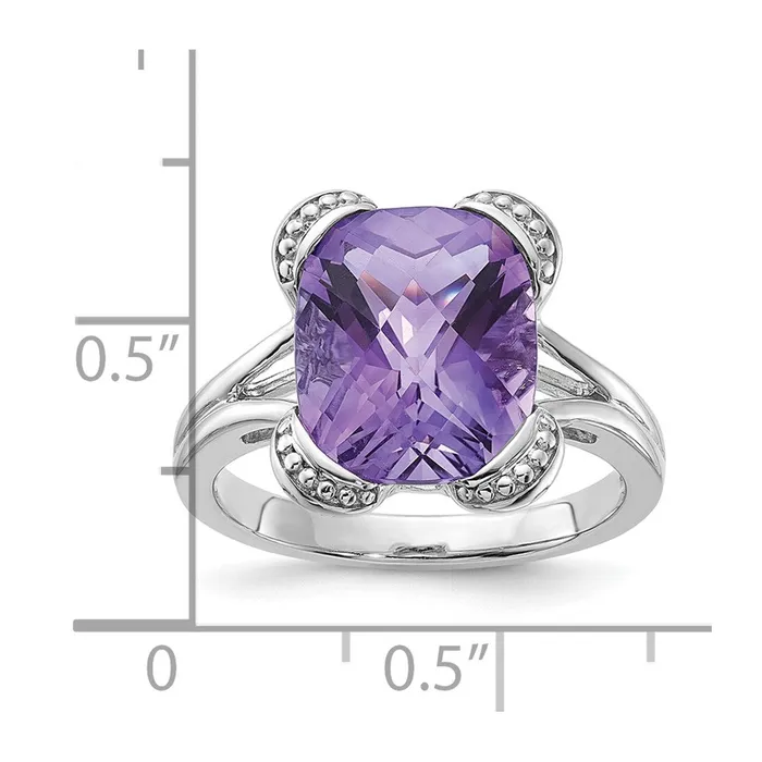 Sterling Silver Amethyst Ring Goldia Rings
