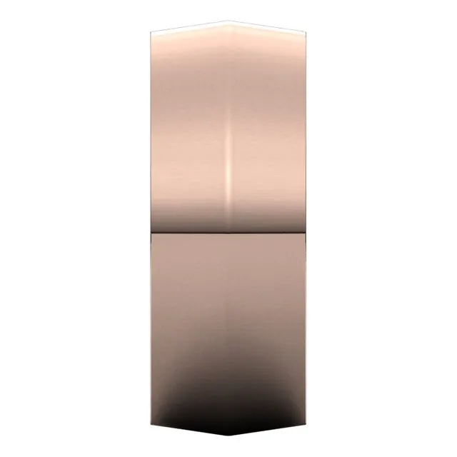 14K Rose Gold 8 mm Knife Edge Comfort Fit Wedding Band TreasureFineJewelers Rings