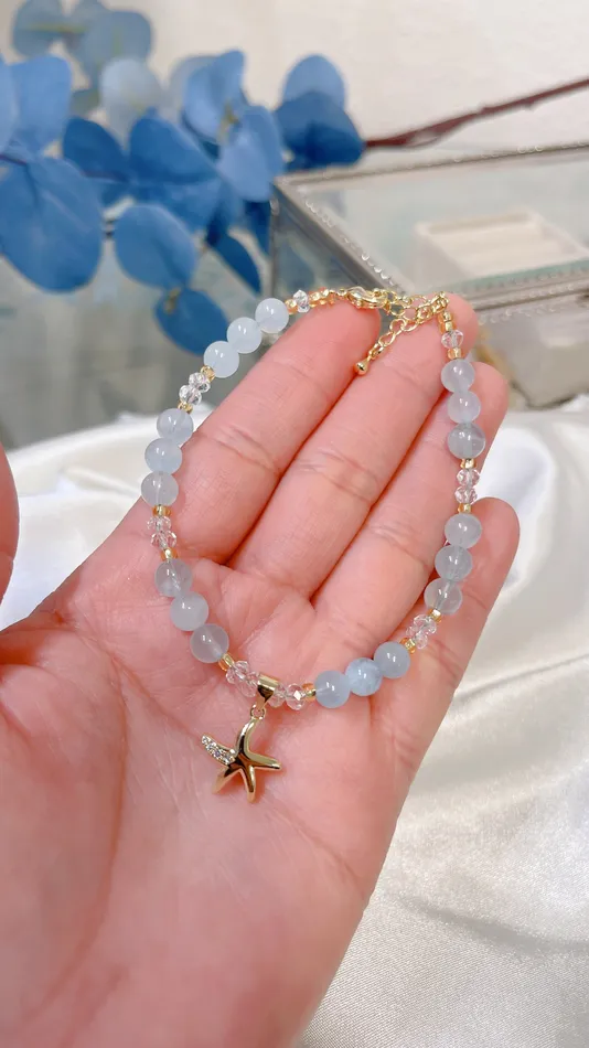 Bracelets MP Jewelry Star Fish Aquamarine Bracelet