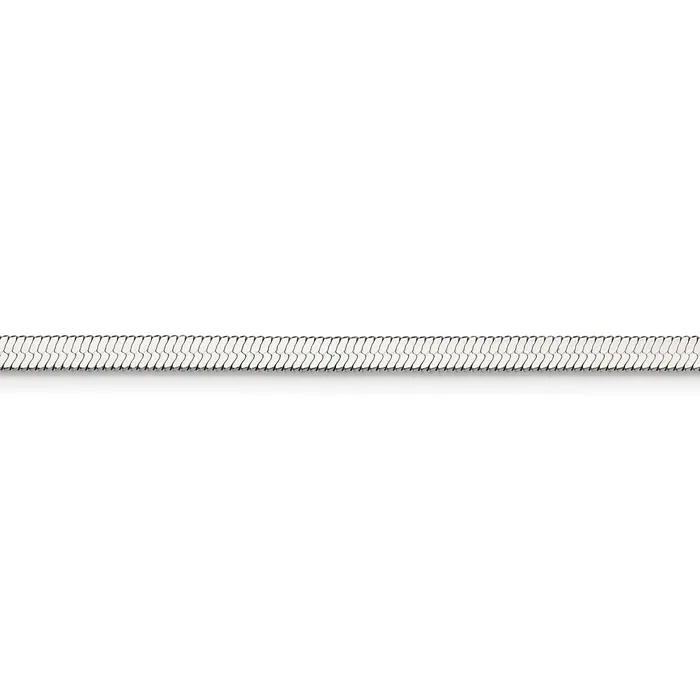 Bracelets Stainless Steel Polished 390mm 24in Herringbone Chain TreasureFineJewelers
